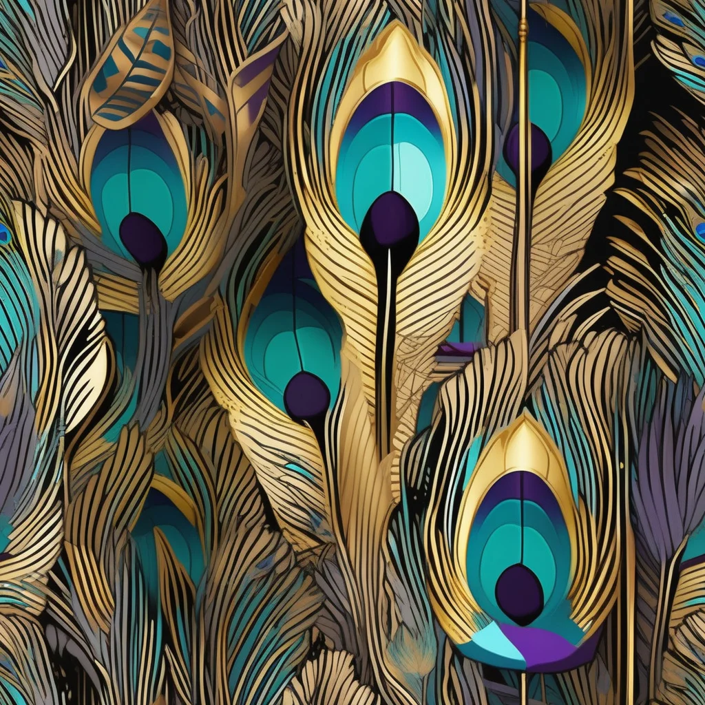 The Gilded Plumes pattern