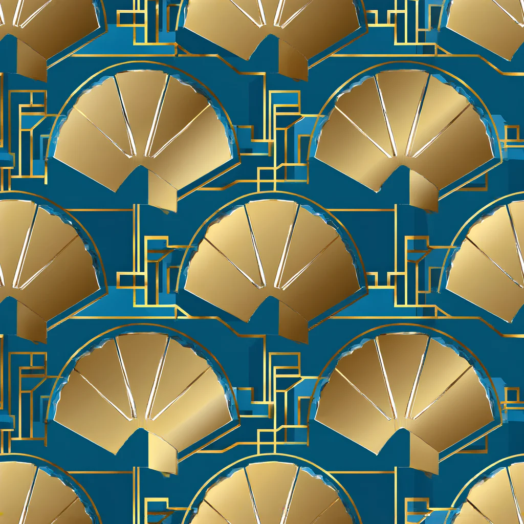 The Art Deco Radiance pattern