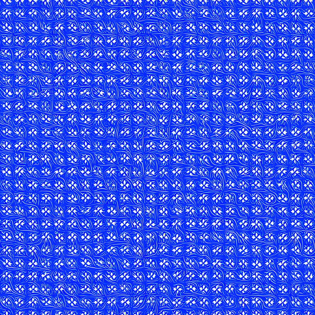 The Azure Tangle pattern