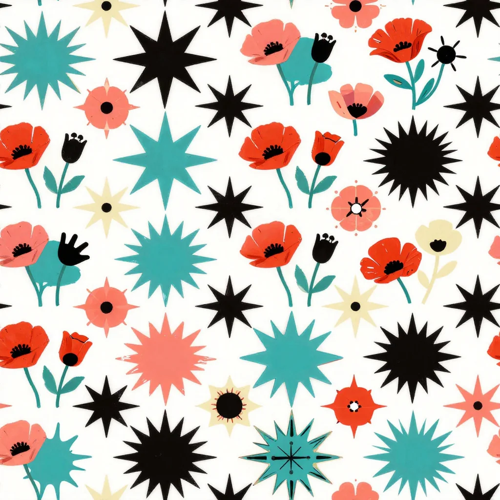 The Poppy Starburst pattern