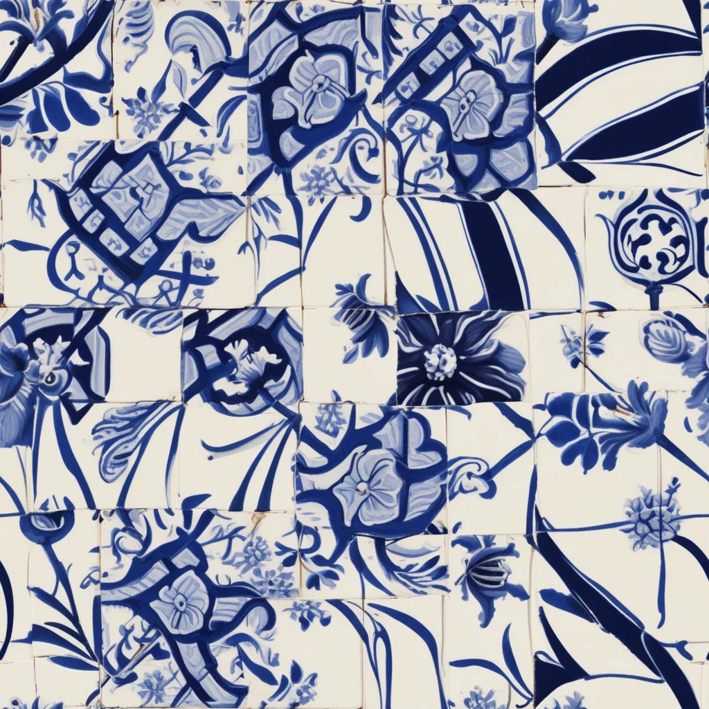 The Cobalt Delft Reverie pattern