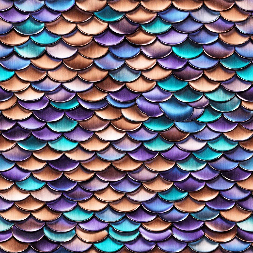 The Prismatic Scales pattern