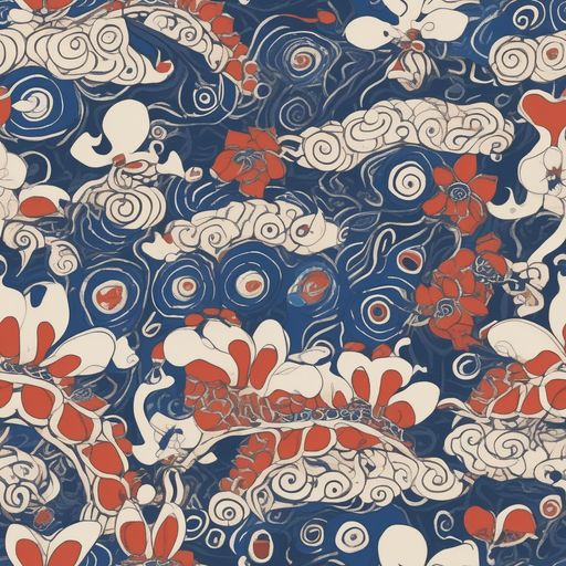 The Scarlet Swirl pattern