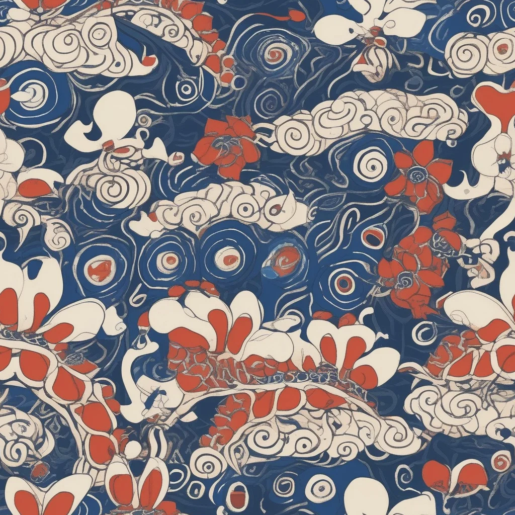 The Scarlet Swirl pattern