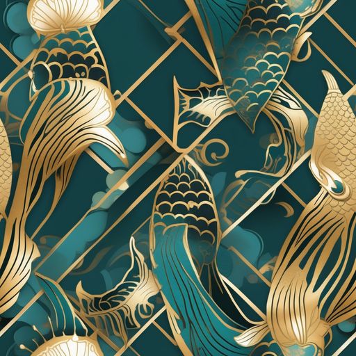 The Teal Dynasty pattern