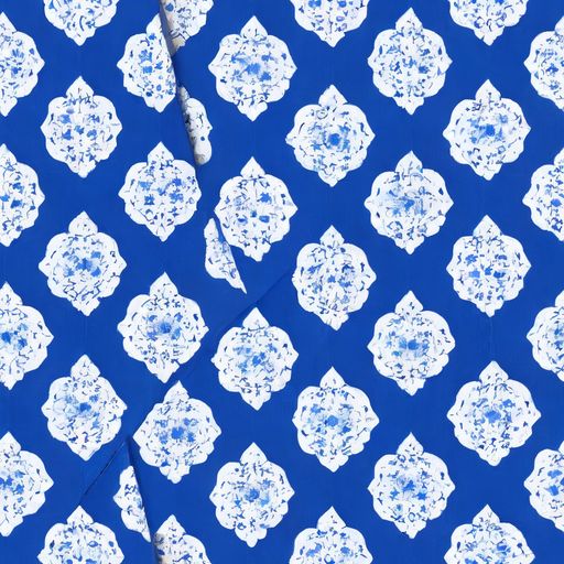 The Blue Porcelain Bloom pattern