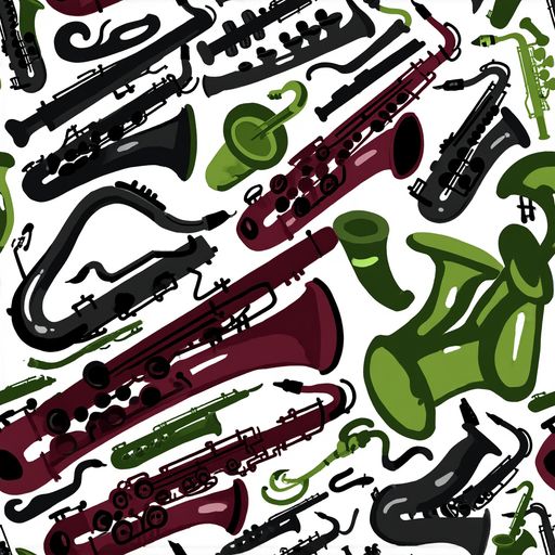 The Brass And Burgundy pattern