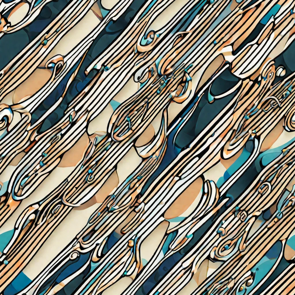 The Cobalt Ribbons pattern