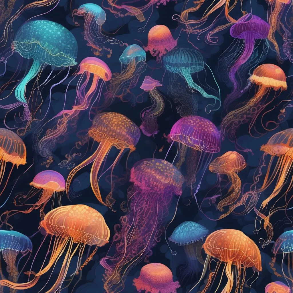 The Neon Jelly Garden pattern