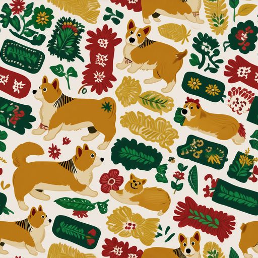 The Corgi Conservatory pattern
