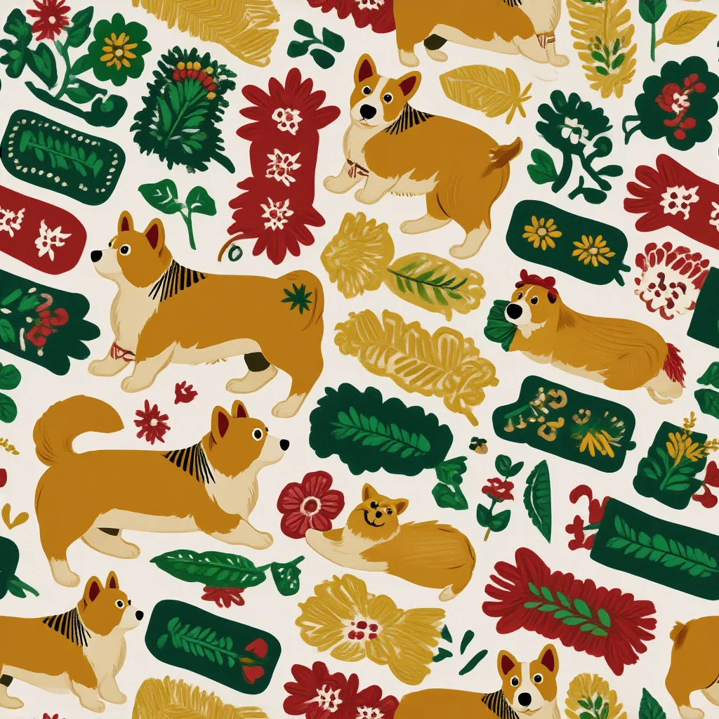The Corgi Conservatory pattern