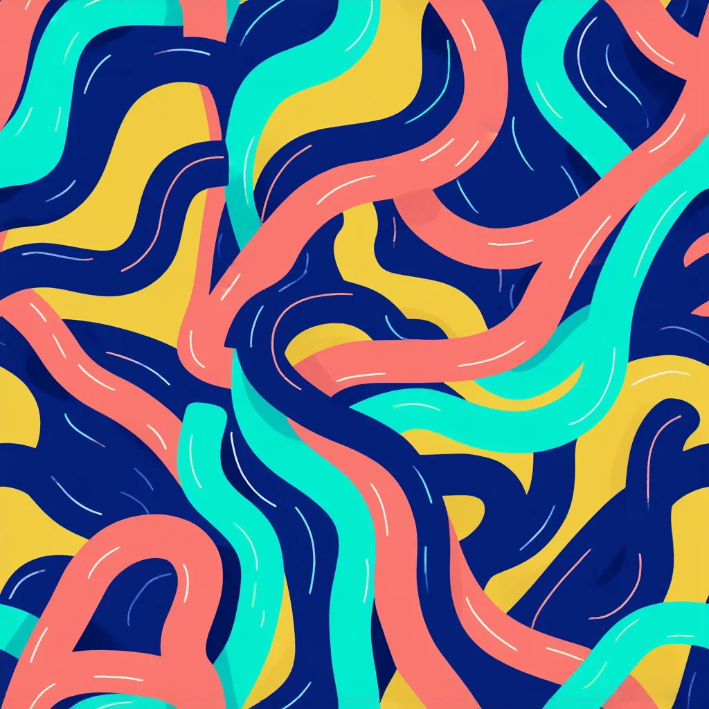 The Chromatic Knot pattern