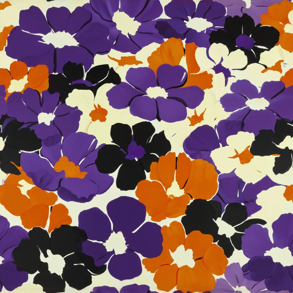 The Violet Ember Bloom pattern