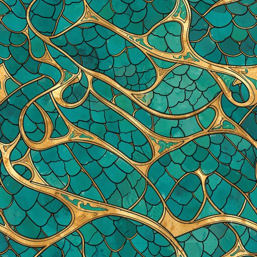 The Mermaid Trellis pattern