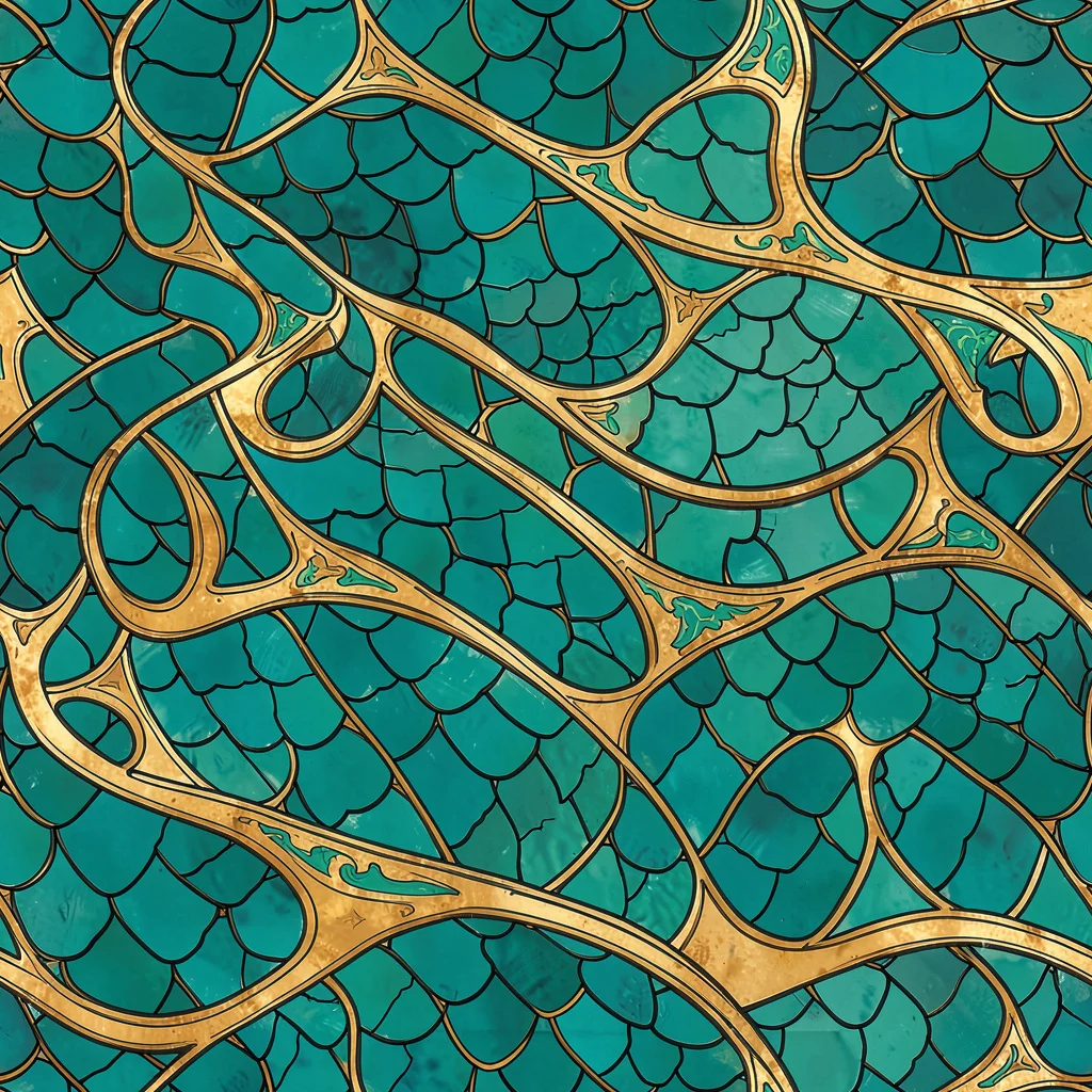 The Mermaid Trellis pattern