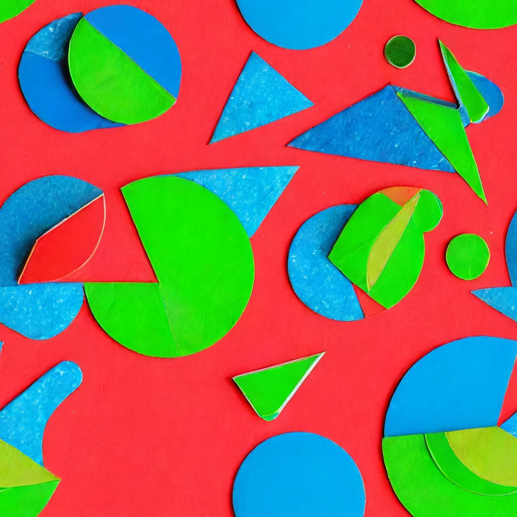 The Chromatic Cutouts pattern