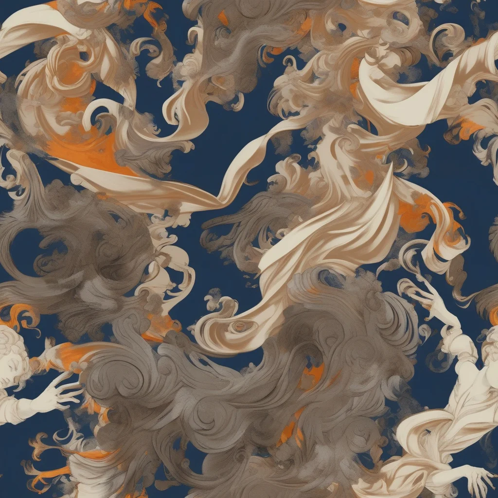 The Midnight Rococo pattern