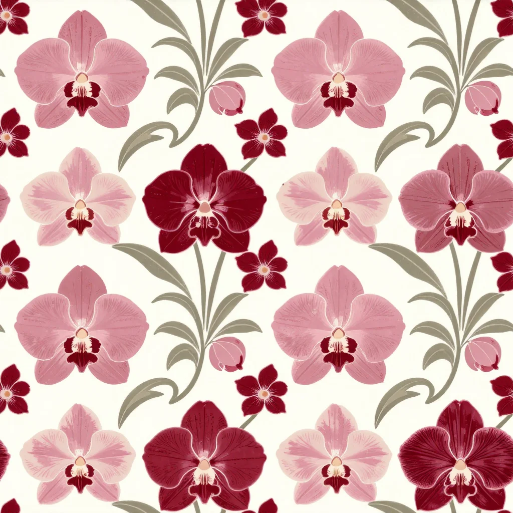 The Orchid Rosette pattern