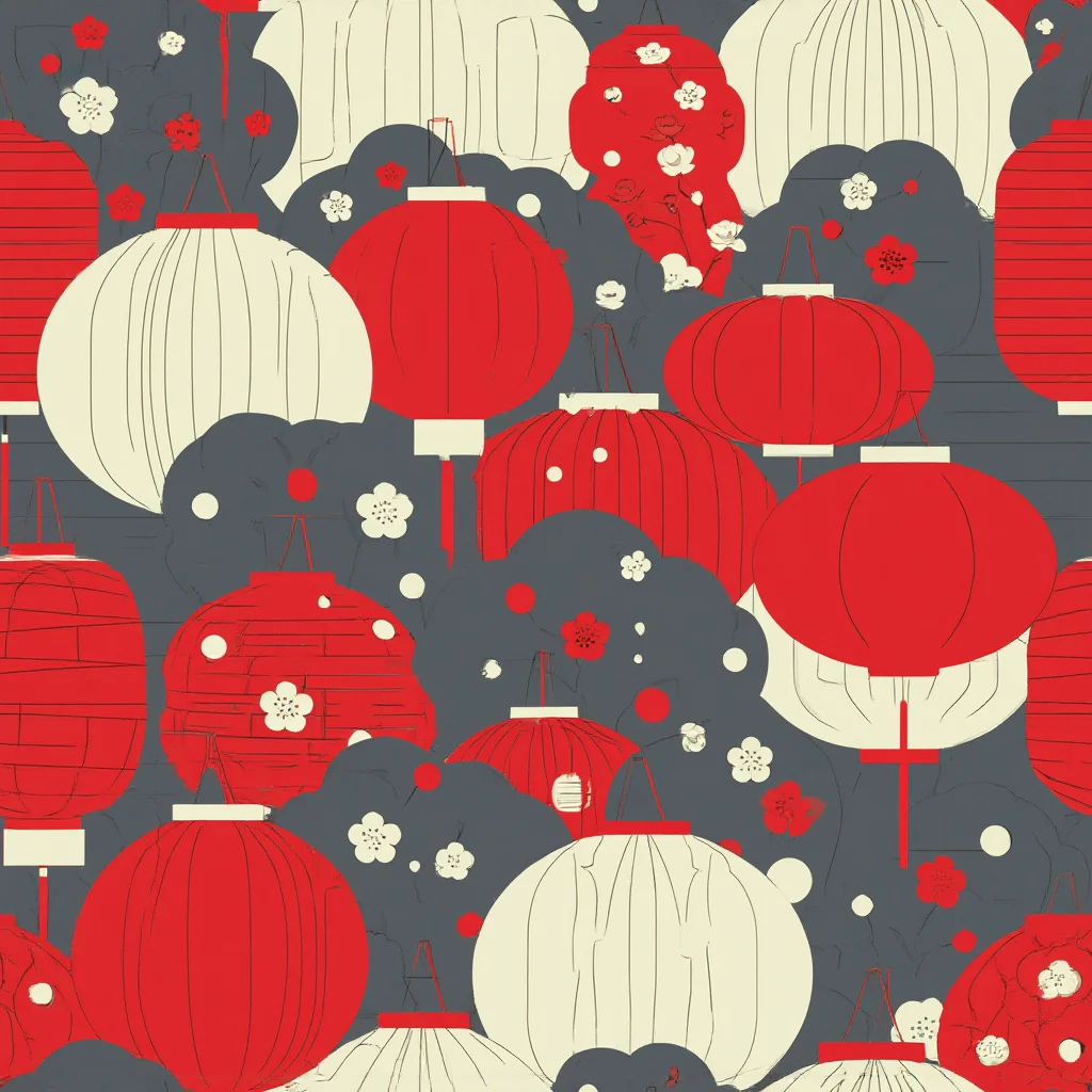 The Crimson Festival pattern