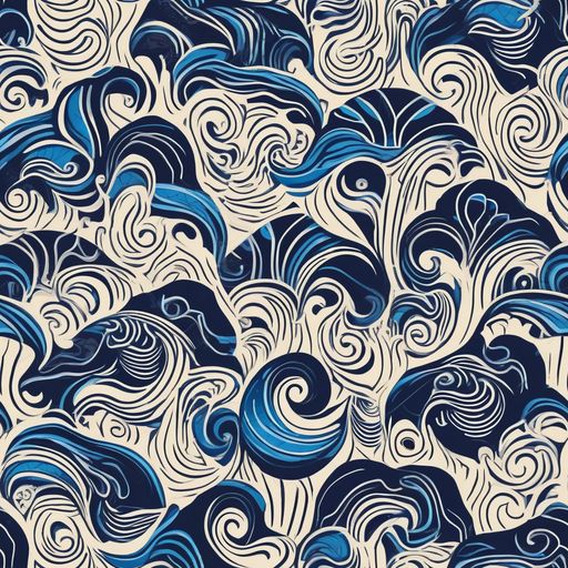 The Indigo Tidal Bloom pattern