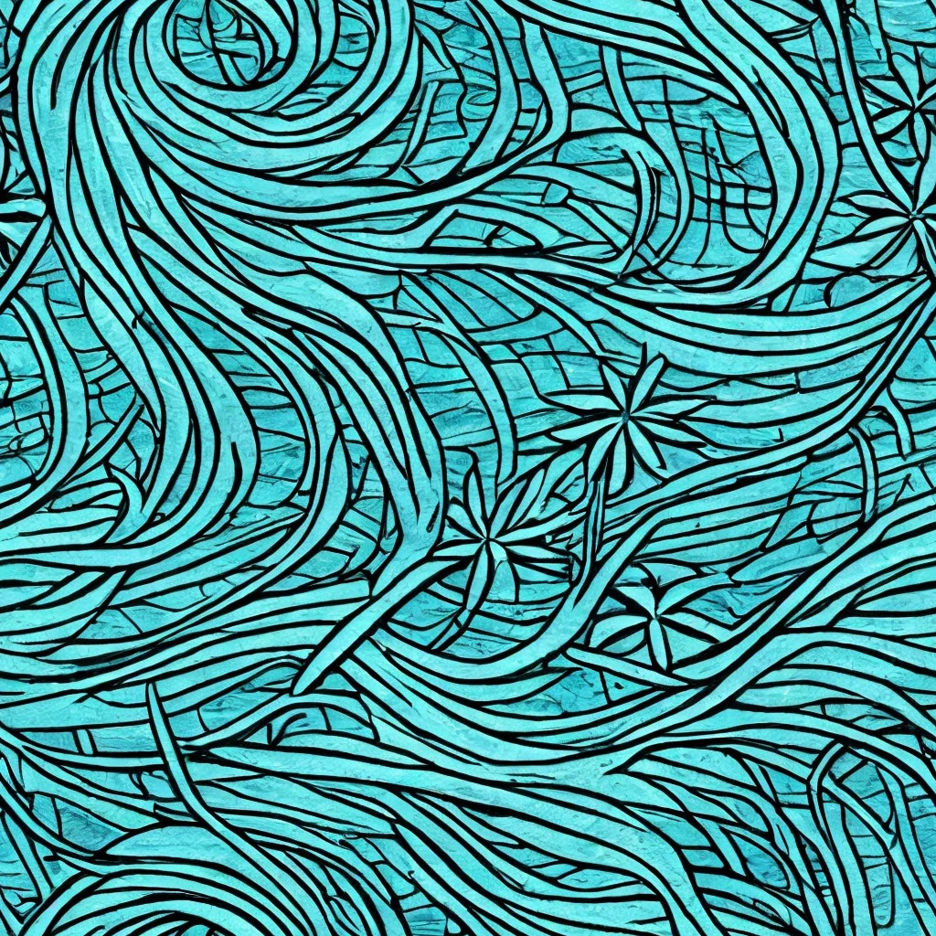 The Cyan Whorl pattern
