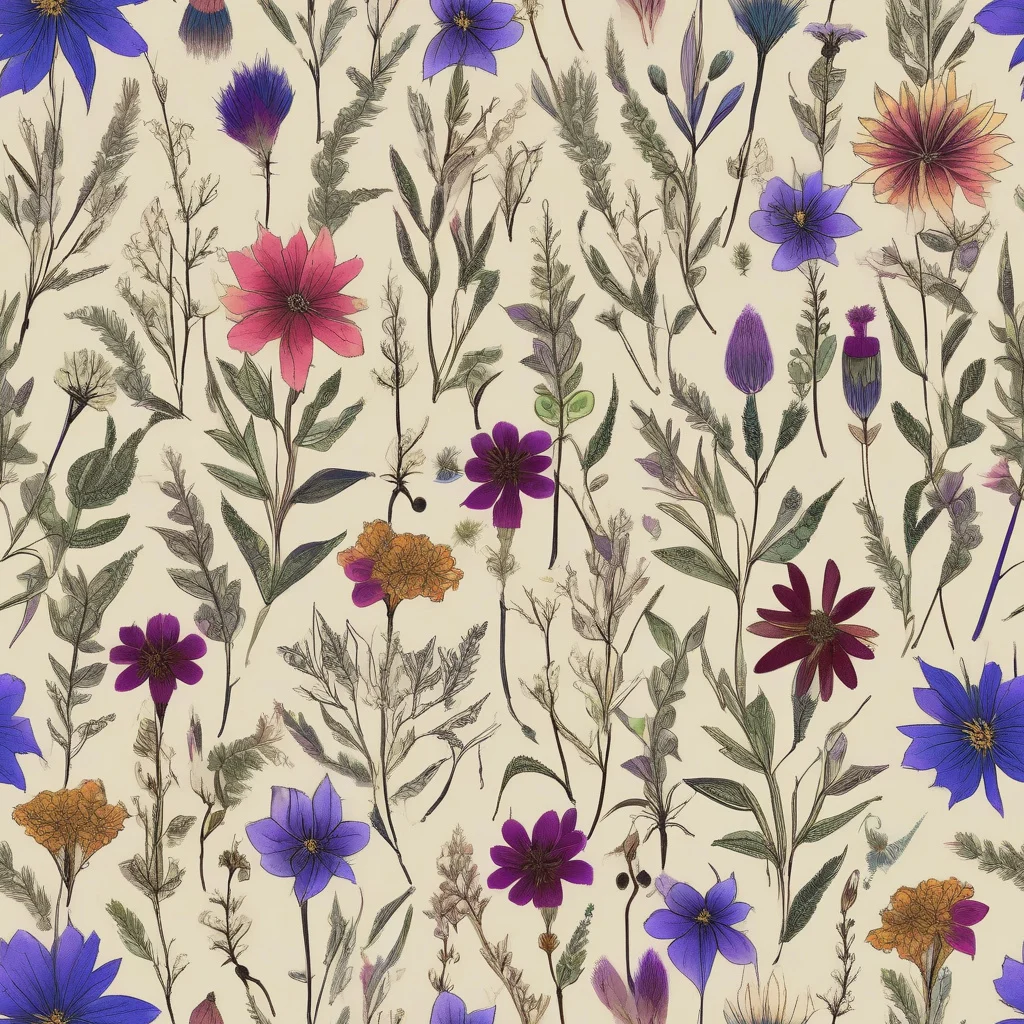 The Wildflower Herbarium pattern