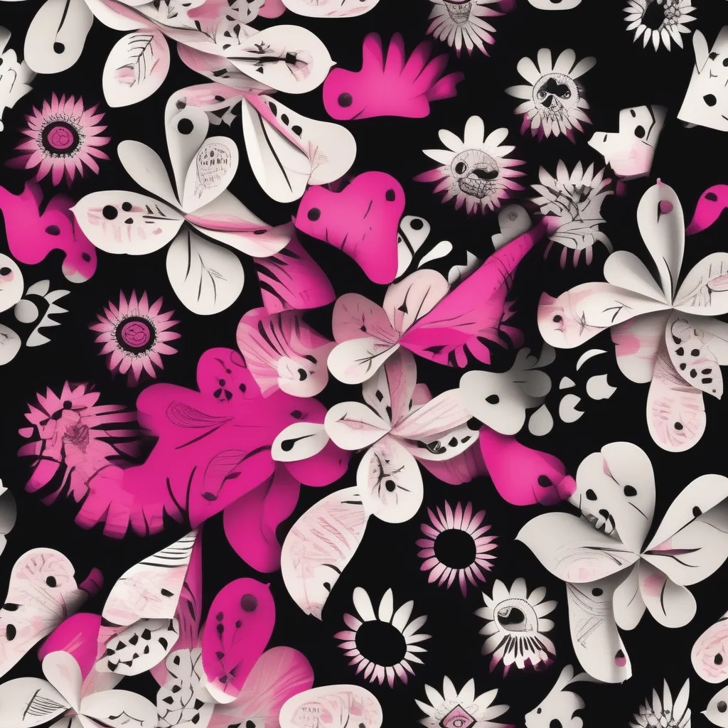 The Pink Noir Garden pattern