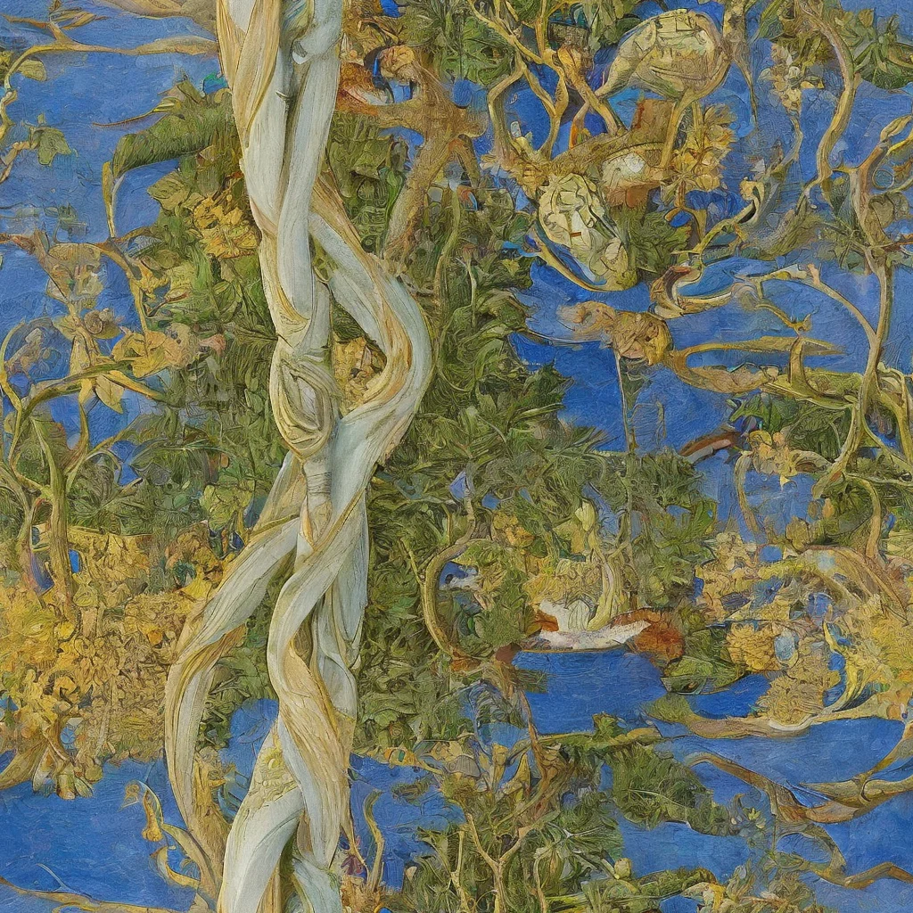 The Azure Vine Sonata pattern