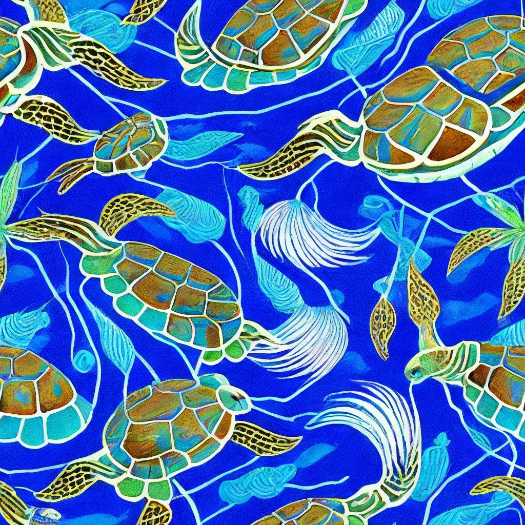 The Turtle Reef Rhapsody pattern