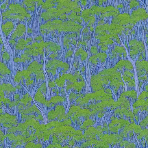 The Bluegum Canopy pattern