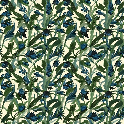 The Bluebell Bramble pattern