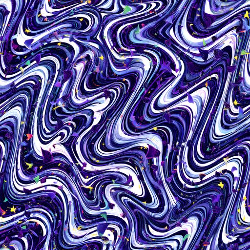 The Astral Marbling pattern