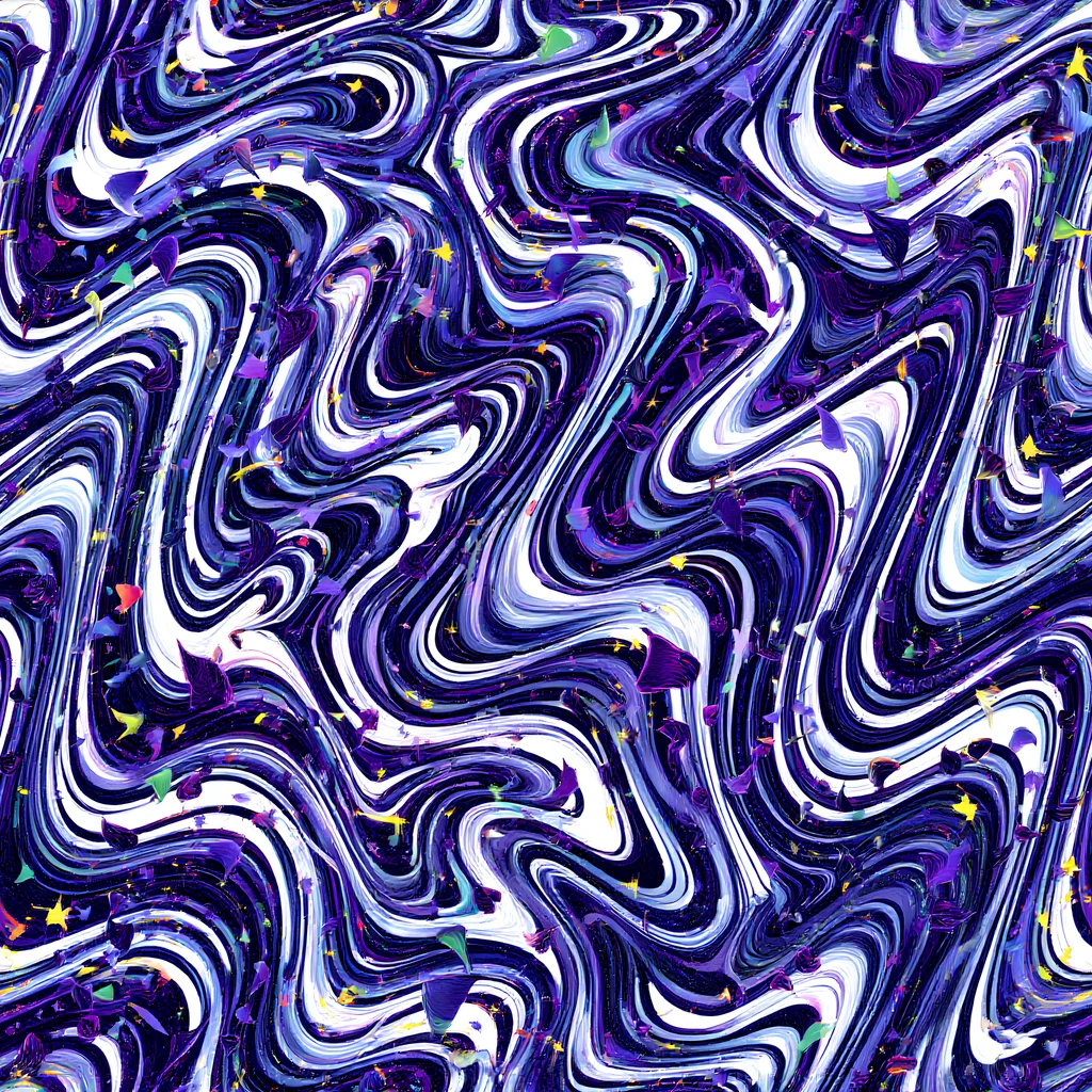 The Astral Marbling pattern