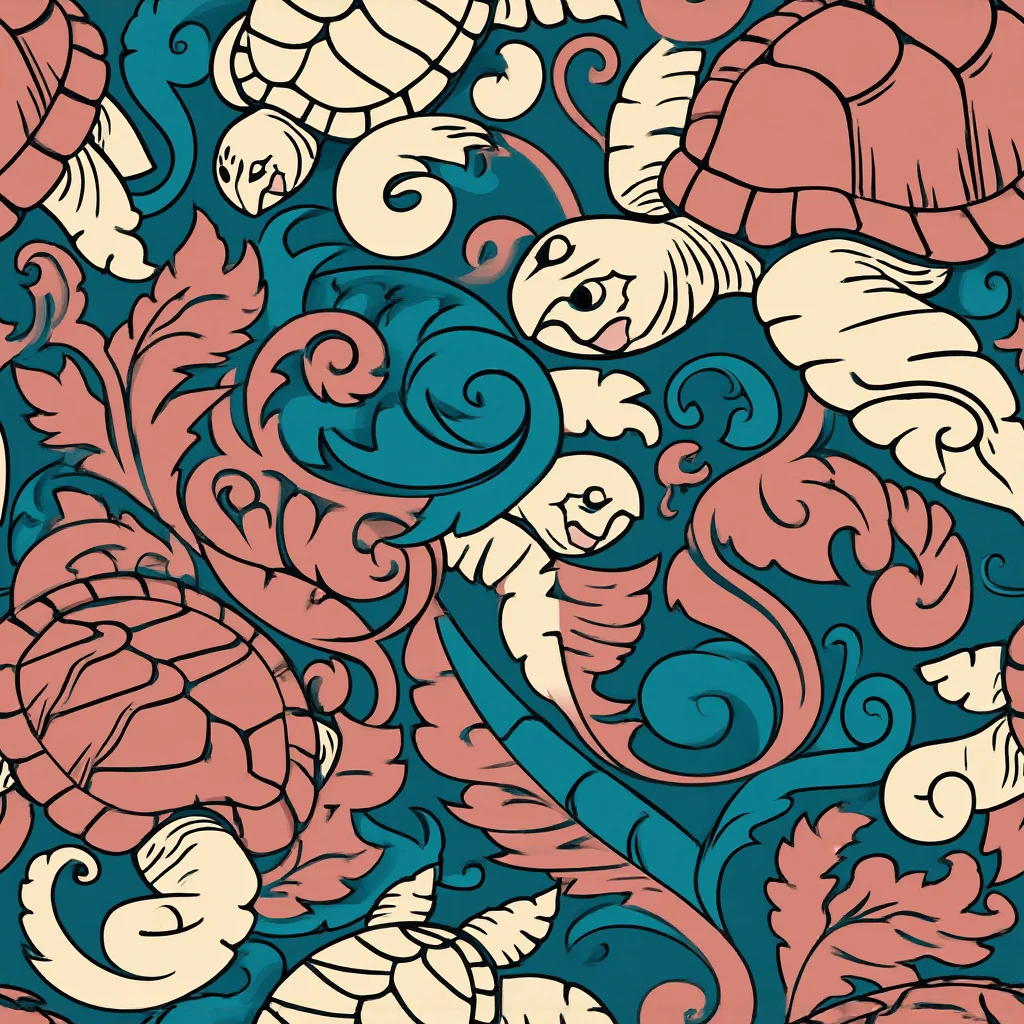 The Tidal Baroque pattern