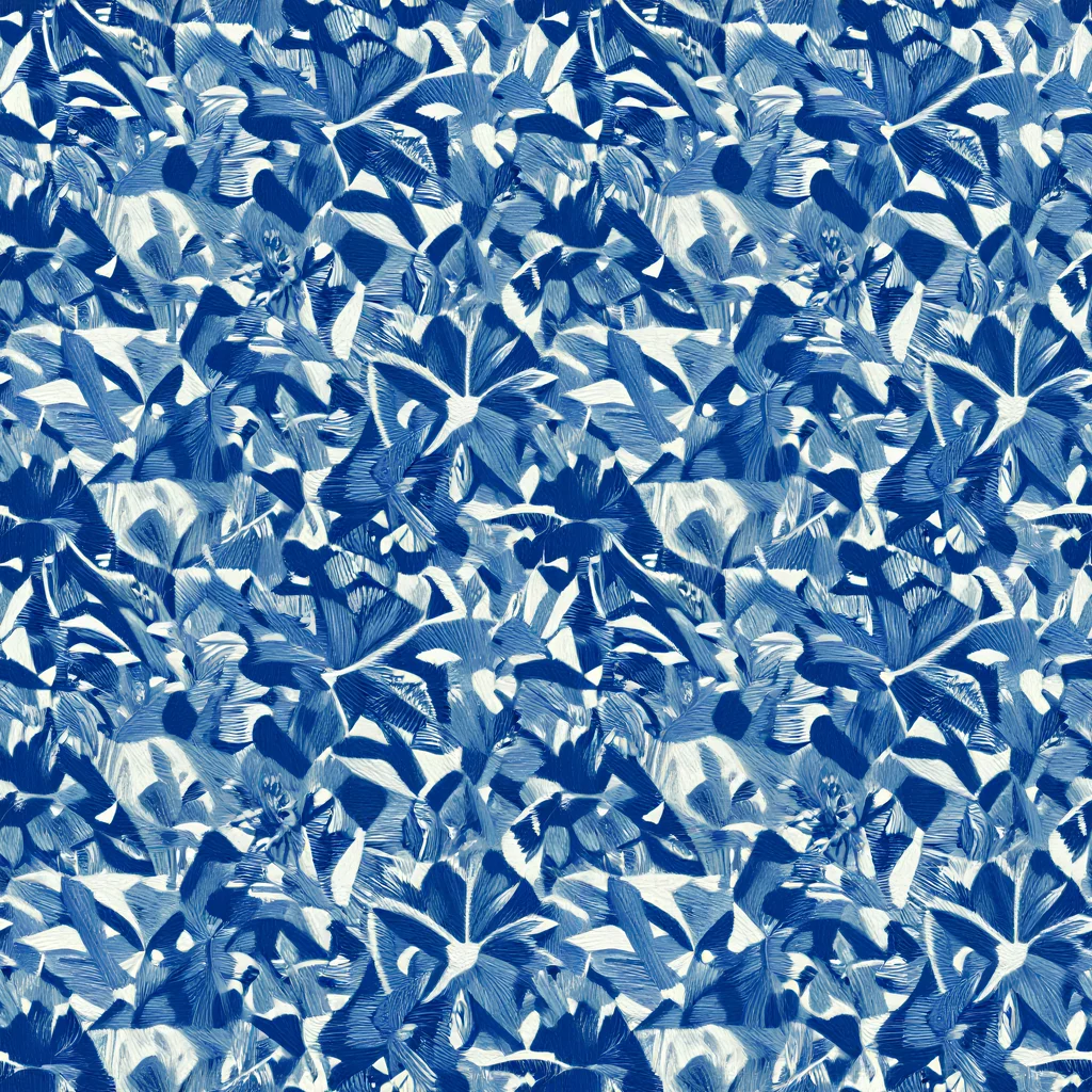 The Blue Orchard pattern