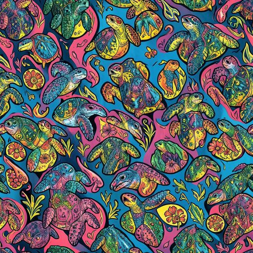 The Coral Carousel pattern