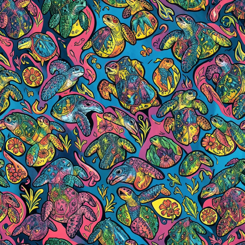 The Coral Carousel pattern