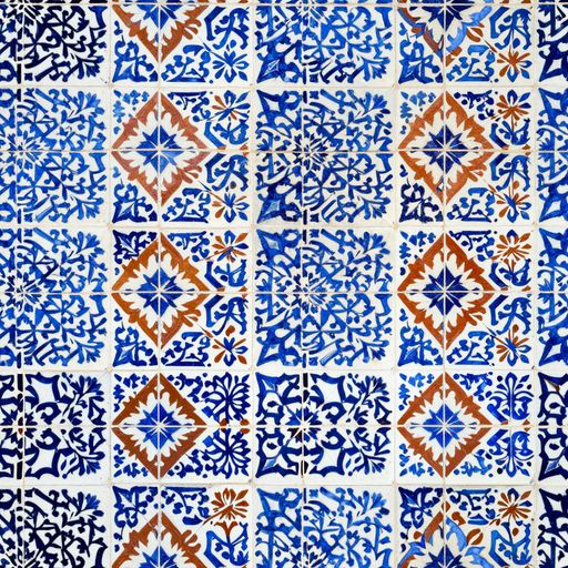 The Indigo Tilework pattern