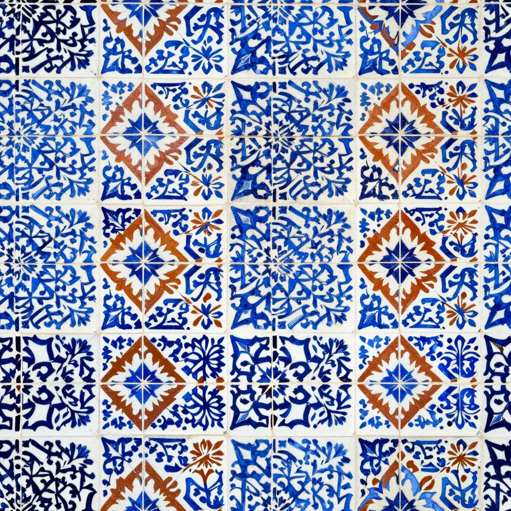The Indigo Tilework pattern
