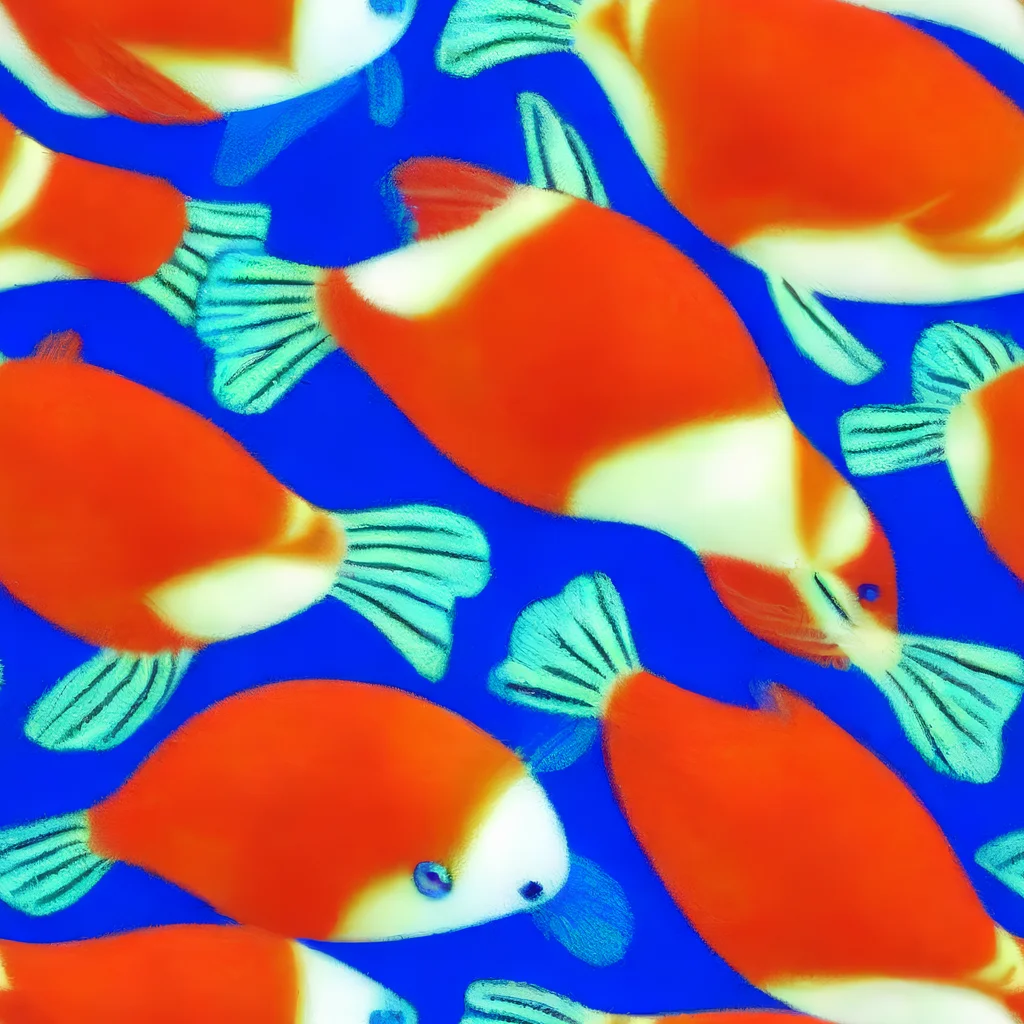 The Electric Koi pattern