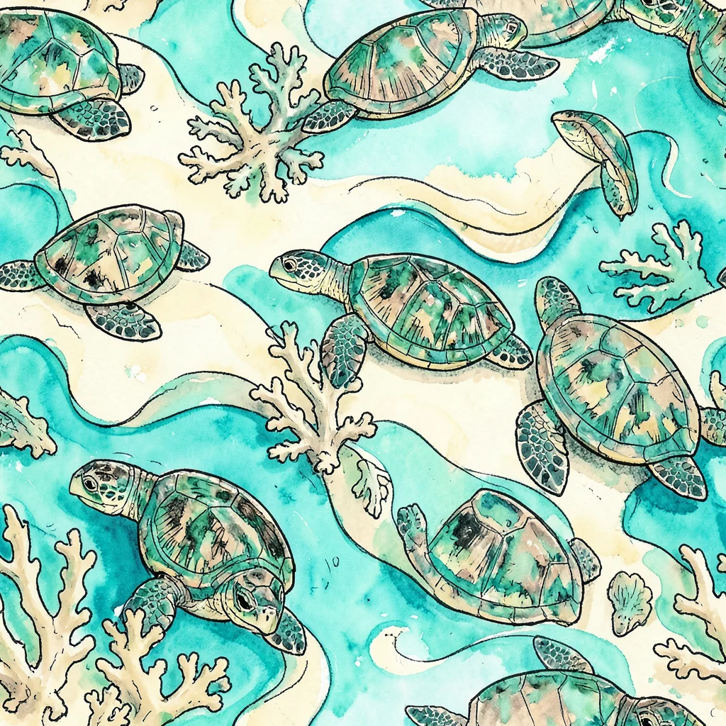 The Lagoon Wanderers pattern