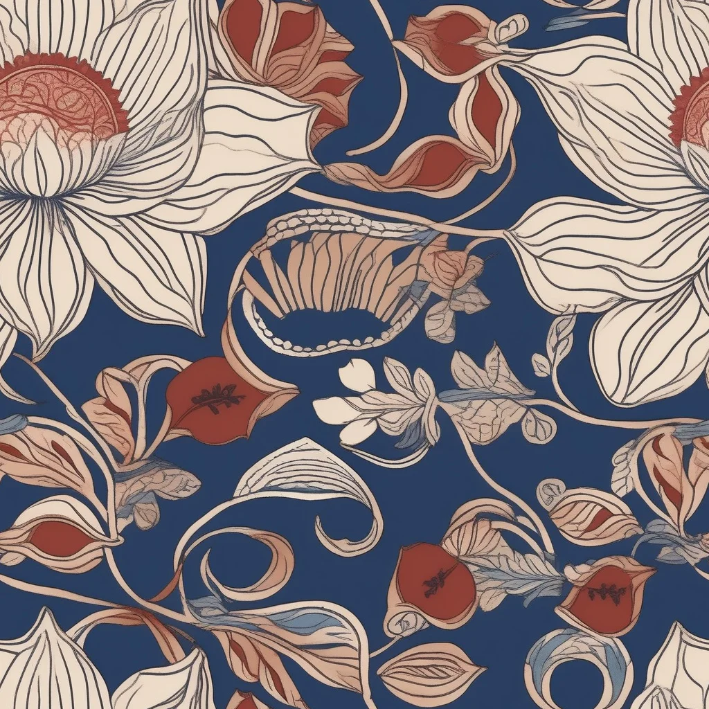 The Blue Hour Botanica pattern