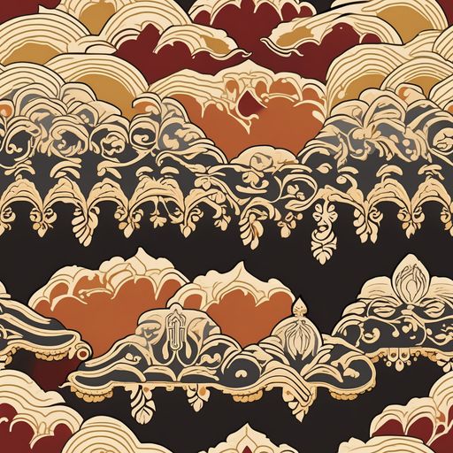 The Baroque Tidal Lace pattern