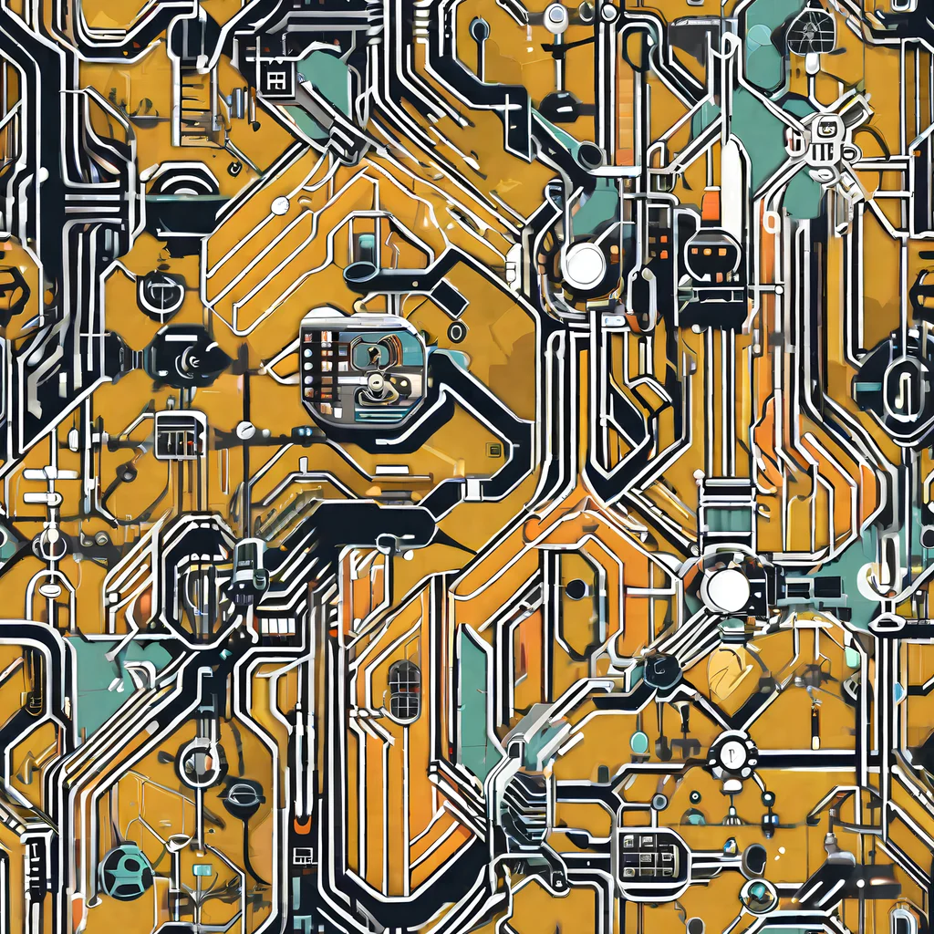 The Copper Circuitry pattern