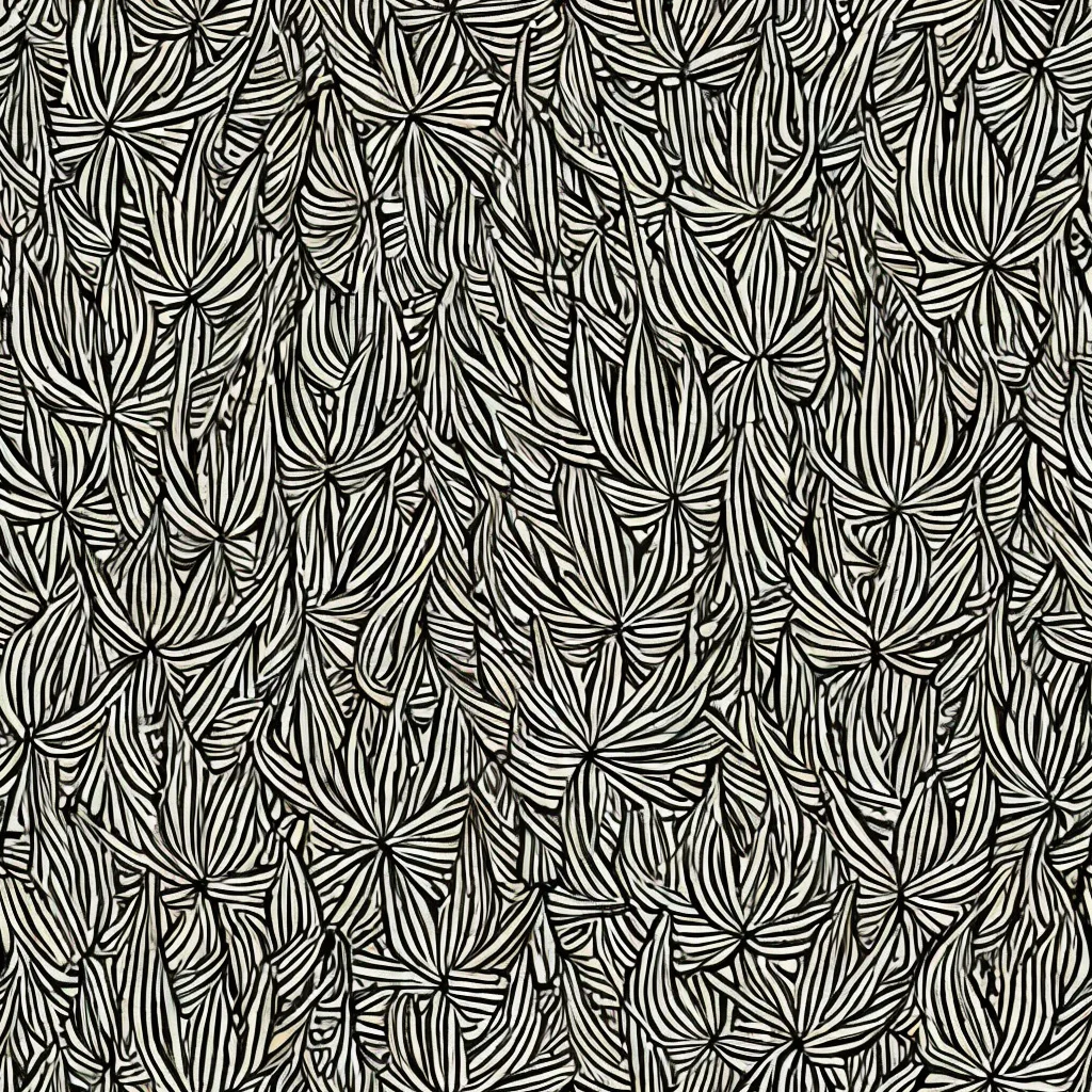 The Nocturne Foliage pattern