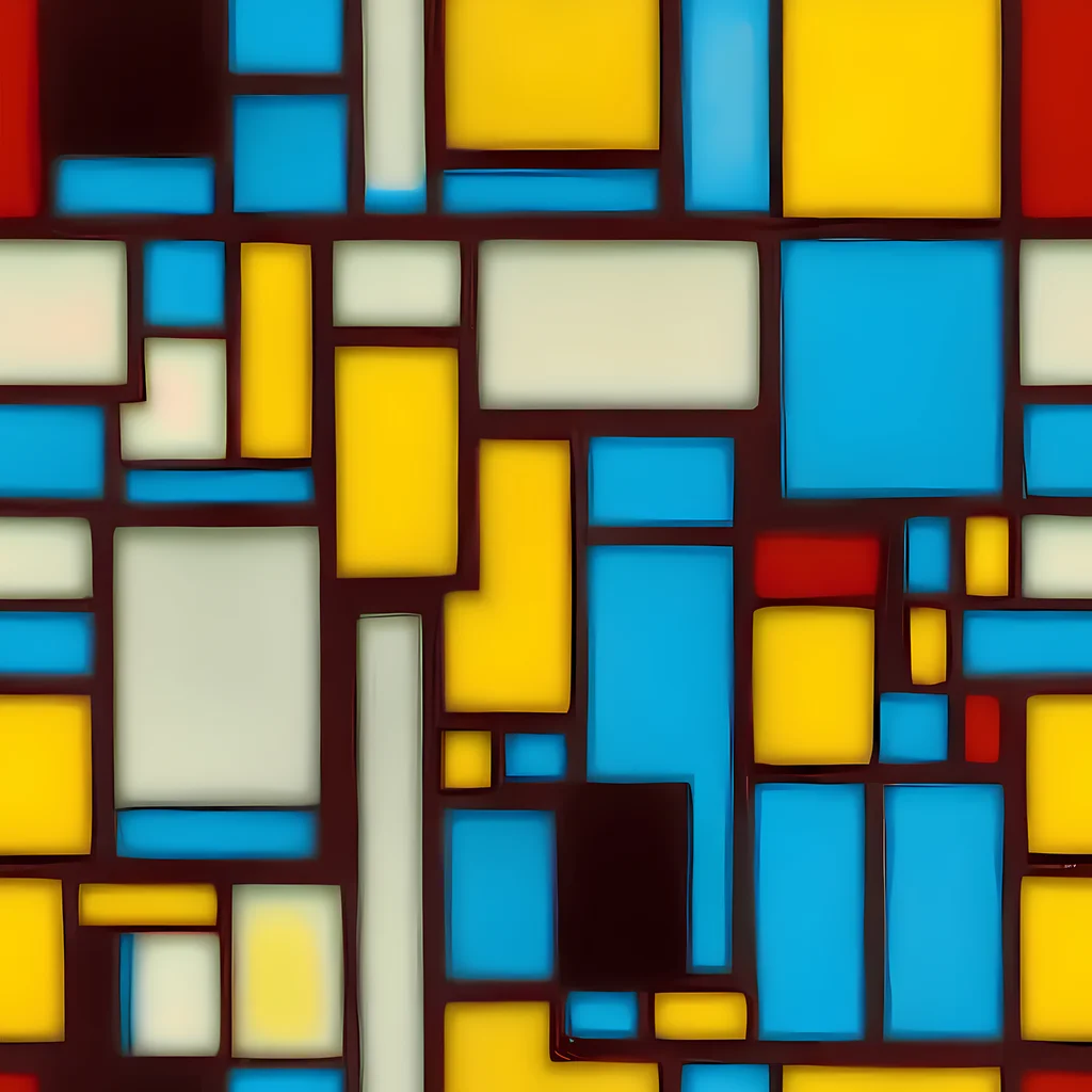 The Burgundy Bauhaus pattern