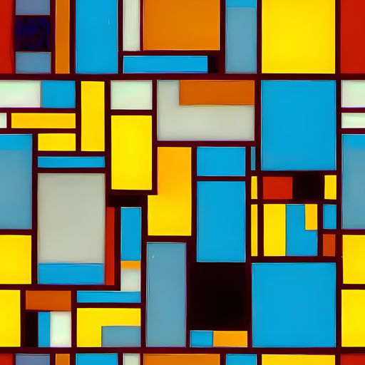 The Bauhaus Blaze pattern