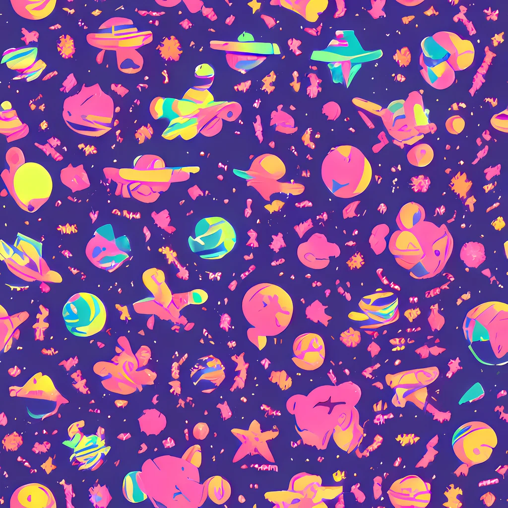The Cosmic Confetti pattern