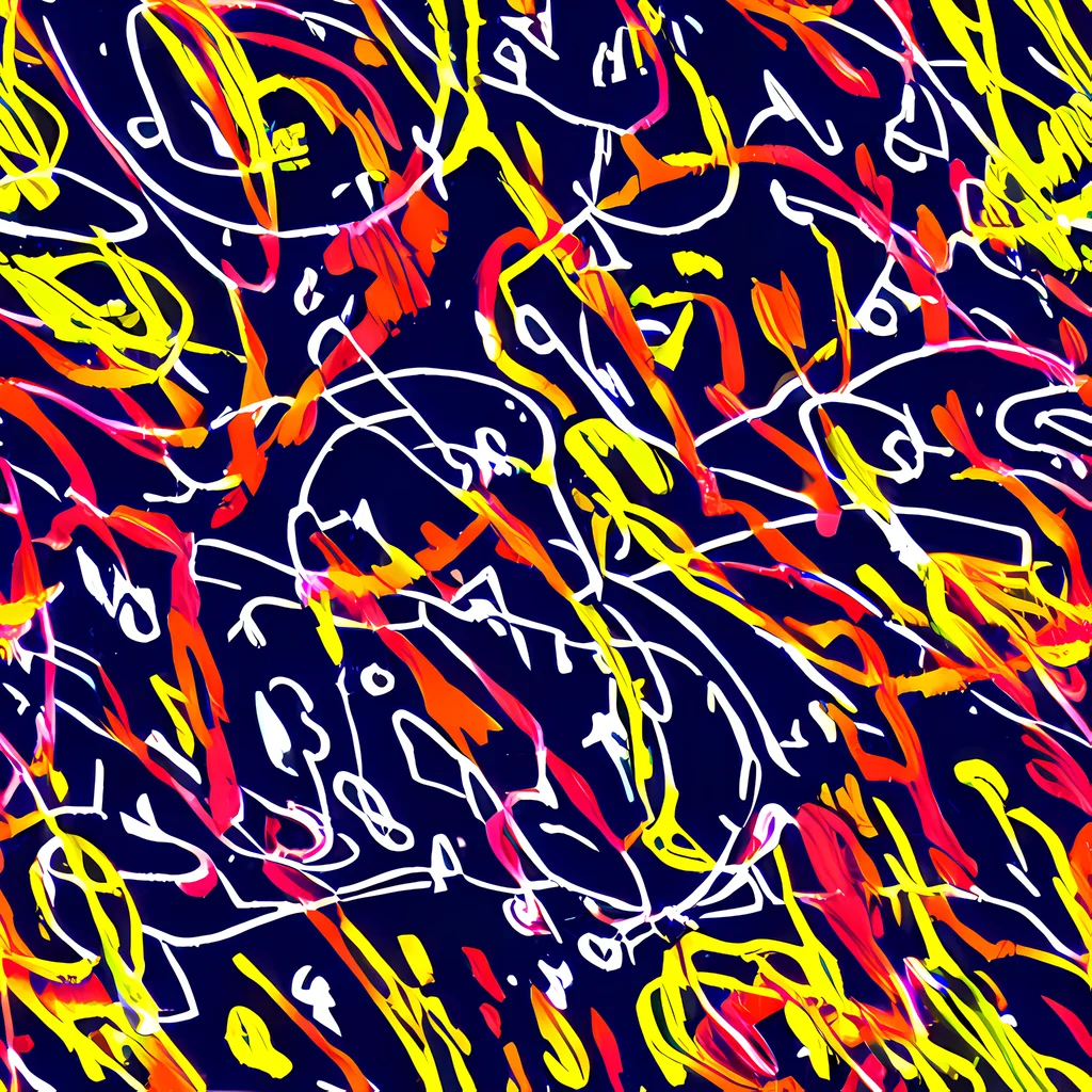 The Neon Currents pattern