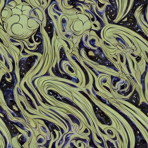 The Indigo Swirl pattern
